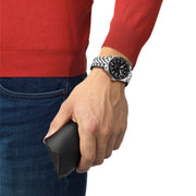Tissot PR516 Powermatic 80 (38mm) Black Dial / Stainless Steel Bracelet  T1494071105100 Men’s Watch